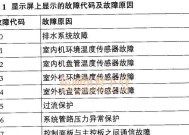 《揭秘美的空调故障代码大全，助你轻松解决空调问题》（掌握美的空调故障代码）