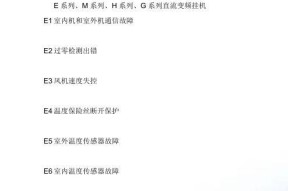 志高变频空调故障代码及解决方法（深入了解志高变频空调故障代码）
