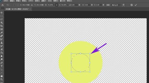 如何在Photoshop中制作带有两种色块的圆环？  第3张