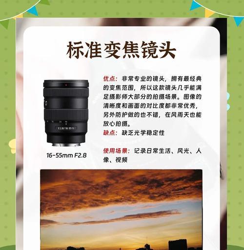 索尼相机拍摄视频什么镜头好？如何选择合适的镜头？  第1张